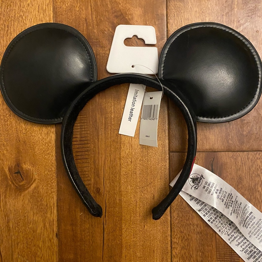 Disney Faux leather mouse ears